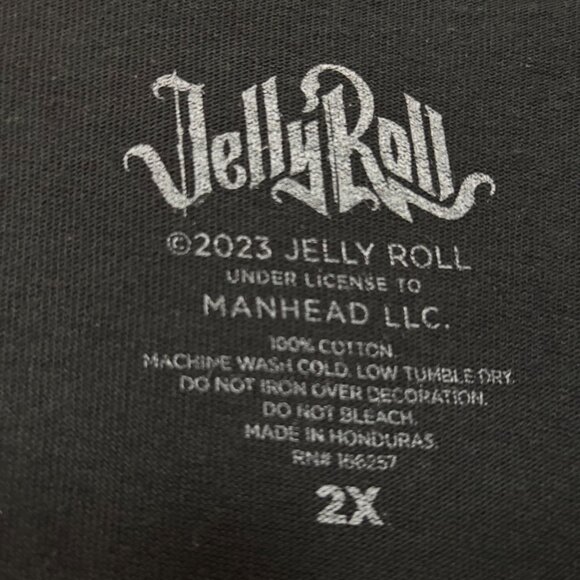 Jelly Roll Guitarman 100 Percent Authentic T-Shirts 2XL - Picture 4 of 4